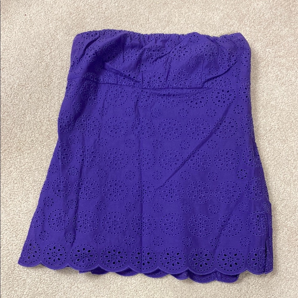 Jcrew Purple Eyelet Women's top ❤️